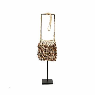 Sculptures, statuettes and miniatures - The Shell Purse on Stand - BAZAR BIZAR LIVING
