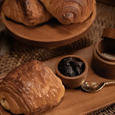 Platter and bowls - The Teak Root Cake Dish - M - BAZAR BIZAR LIVING