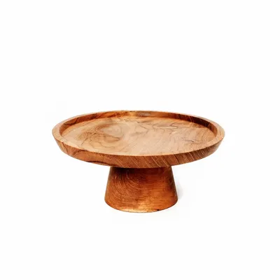 Plats et saladiers - Le Plateau À Gâteaux Teak Root - S - BAZAR BIZAR LIVING