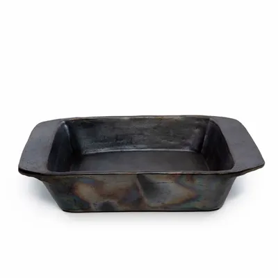 Platter and bowls - The Burned Oven Tray - Black - BAZAR BIZAR LIVING
