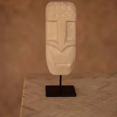 Sculptures, statuettes and miniatures - The Sumba Stone #20 on Stand - BAZAR BIZAR LIVING