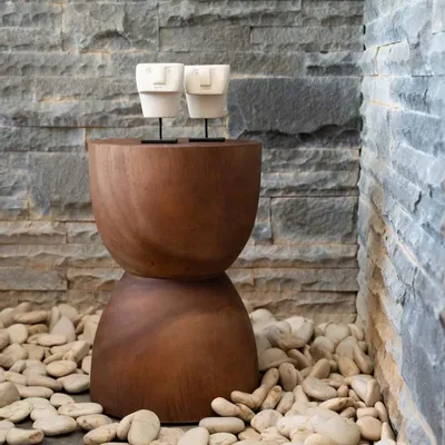 Sculptures, statuettes et miniatures - La Sumba Pierre Décorative #23 sur Pied - BAZAR BIZAR LIVING