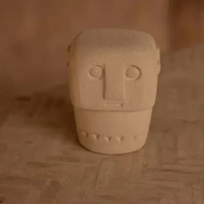 Sculptures, statuettes and miniatures - The Sumba Stone Statue #09 - BAZAR BIZAR LIVING