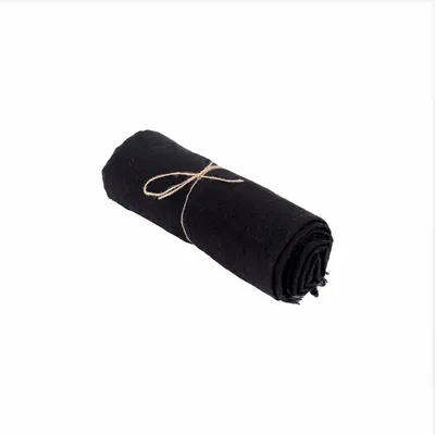 Table cloths - The Linen Tablecloth - Black - 150x200 - BAZAR BIZAR LIVING