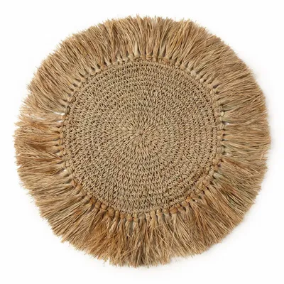 Sets de table - Le Set de Table Crochet Raffia - Naturel - BAZAR BIZAR LIVING