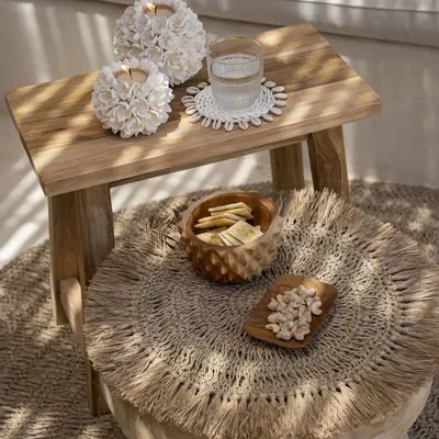 Sets de table - Le Set de Table Crochet Raffia - Naturel - BAZAR BIZAR LIVING