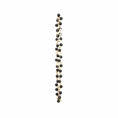 Bijoux - Le Collier Canggu - Noir Naturel - BAZAR BIZAR LIVING