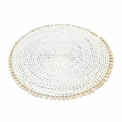 Sets de table - Le Set De Table Seagrass Shell - Blanc - BAZAR BIZAR LIVING