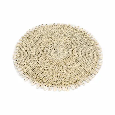 Sets de table - Le Seagrass Shell Set de Table - Naturel - BAZAR BIZAR LIVING