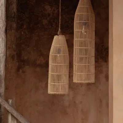 Blinds - The Fish Trap Pendant - Natural - L - BAZAR BIZAR LIVING