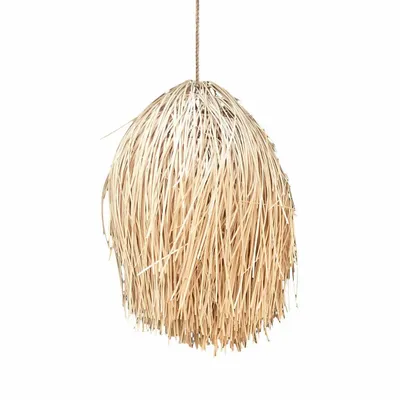 Abat-jours - Le Shaggy Suspension - Naturel - M - BAZAR BIZAR LIVING