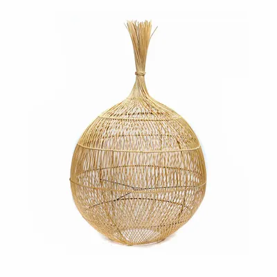 Floor lamps - The Wonton Floor Lamp - Pendant - Natural - BAZAR BIZAR LIVING