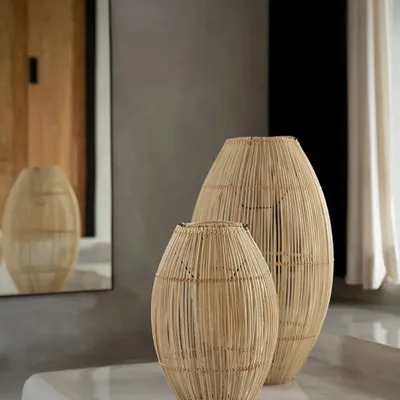 Blinds - The Zuri Pendant - Natural - L - BAZAR BIZAR LIVING