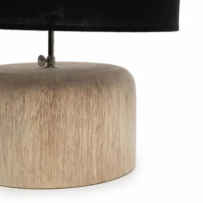 Table lamps - The Teak Wood Table Lamp Base - Natural - BAZAR BIZAR LIVING