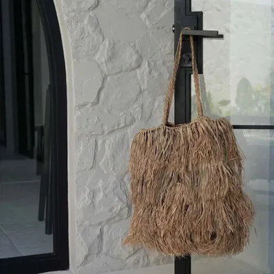 Bags and totes - The Raffia Bahamas Tote - Natural - BAZAR BIZAR LIVING