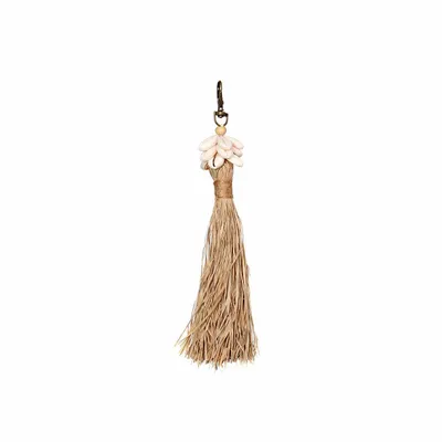 Objets de décoration - Le Pompon En Raffia Et Coquillages Caouri - BAZAR BIZAR LIVING