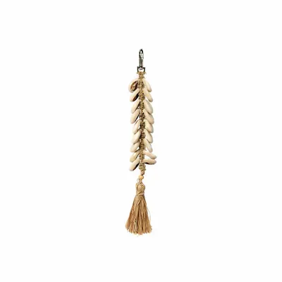 Objets de décoration - Le Porte-Clés Raffia Fishbone - Blanc Naturel - BAZAR BIZAR LIVING
