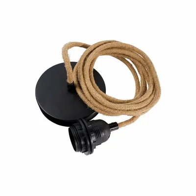 Ceiling lights - Fitting Lamps Ceiling - Natural Black - 1 Fitting - BAZAR BIZAR LIVING