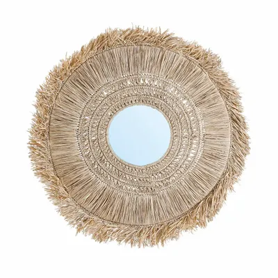 Miroirs - Le Miroir Yuki - Naturel - L - BAZAR BIZAR LIVING