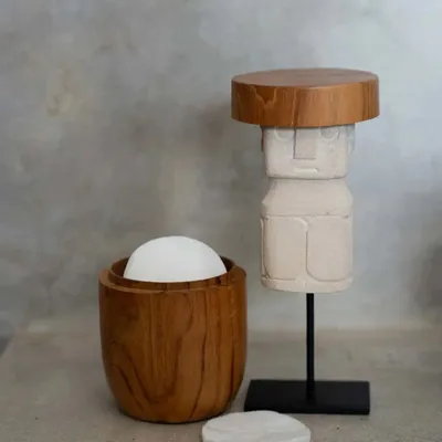 Couverts & ustensiles de cuisine - Le Pot Teak Root Bas - M - BAZAR BIZAR LIVING