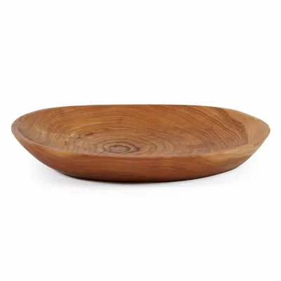 Everyday plates - The Teak Root Organic Plate - BAZAR BIZAR LIVING