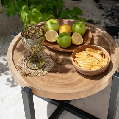 Bowls - The Teak Root Snack Bowl - M - BAZAR BIZAR LIVING