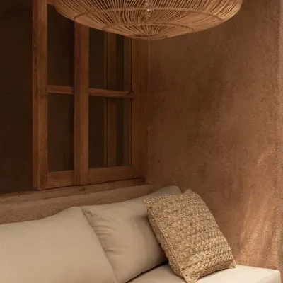 Abat-jours - La Suspension Macaron - Naturel - M - BAZAR BIZAR LIVING