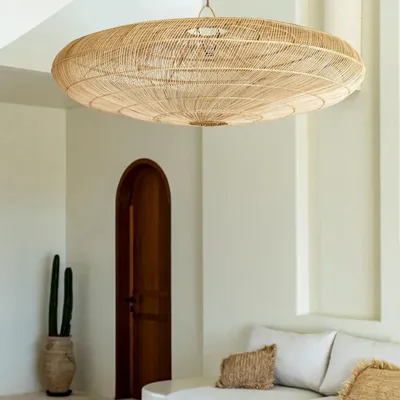 Blinds - The Macaron Pendant - Natural - XL - BAZAR BIZAR LIVING
