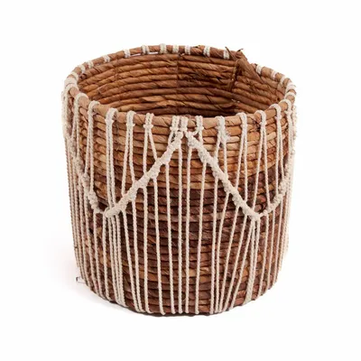 Baskets - The Macra-mazing Basket - Natural White - L - BAZAR BIZAR LIVING