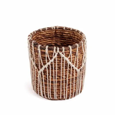 Baskets - The Macra-mazing Basket - Natural White - M - BAZAR BIZAR LIVING
