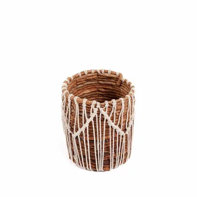 Baskets - The Macra-mazing Basket - Natural White - S - BAZAR BIZAR LIVING