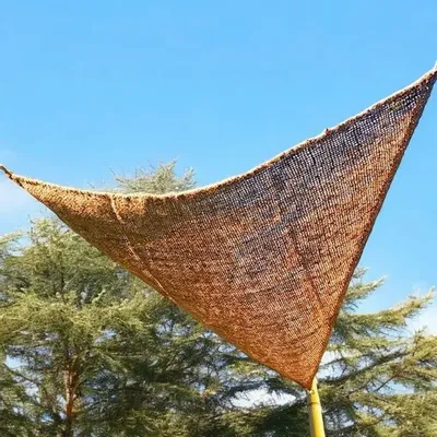 Sunshades - The Coco Shade Triangular - Natural - 350x350 - BAZAR BIZAR LIVING