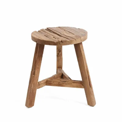 Stools - The Yatai Stool - Natural - L - BAZAR BIZAR LIVING