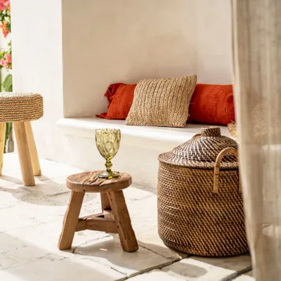 Tabourets - Le Tabouret Yatai - Naturel - S - BAZAR BIZAR LIVING