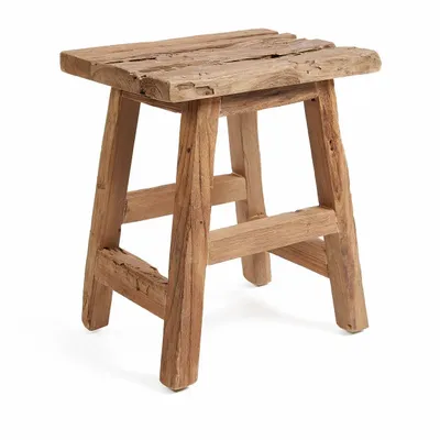 Stools - The Yoke Stool - Natural - L - BAZAR BIZAR LIVING