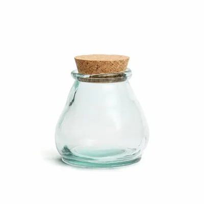 Glass - The Belly Glass Pot - Blue - M - BAZAR BIZAR LIVING
