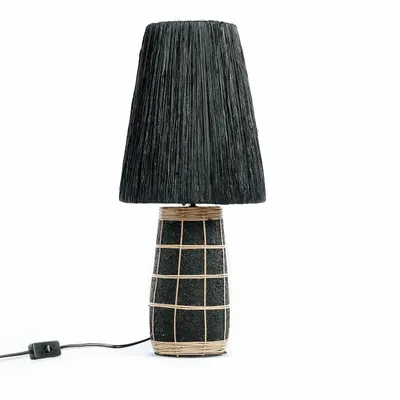 Lampes à poser - La Lampe de Table Naxos - Noir Naturel - BAZAR BIZAR LIVING