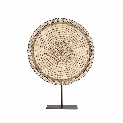 Sculptures, statuettes and miniatures - The Shell Martinique on Stand - Natural White - BAZAR BIZAR LIVING