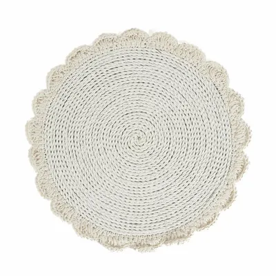 Placemats - The Macrame Marriage Placemat - Natural - BAZAR BIZAR LIVING