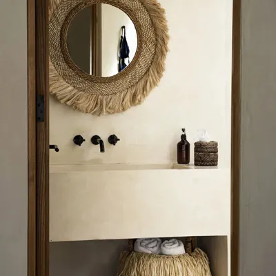 Baskets - The Raffia Basket - M - BAZAR BIZAR LIVING