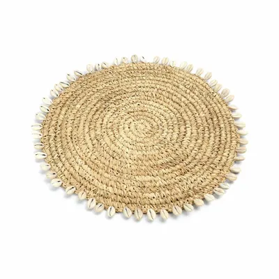 Sets de table - Le Raffia Shell Dessous de Plat - BAZAR BIZAR LIVING