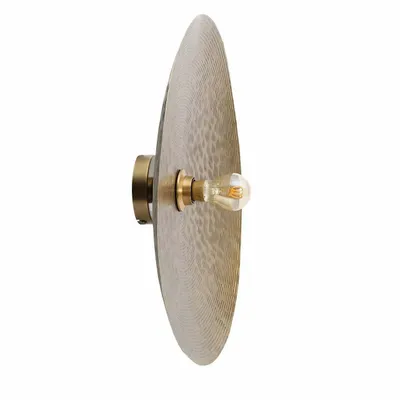 Appliques - La Lampe Murale Full Moon - Laiton - M - BAZAR BIZAR LIVING