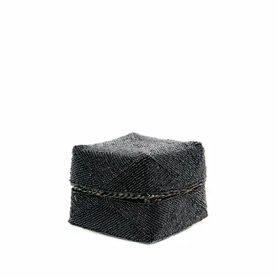Coffrets et boîtes - Le Panier Perlé - Noir - S - BAZAR BIZAR LIVING