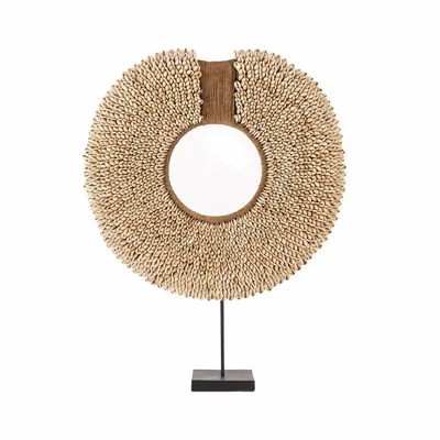 Sculptures, statuettes et miniatures - La Coquille Réunion sur Support - Naturel - BAZAR BIZAR LIVING