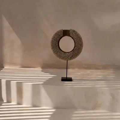 Sculptures, statuettes et miniatures - La Coquille Réunion sur Support - Naturel - BAZAR BIZAR LIVING