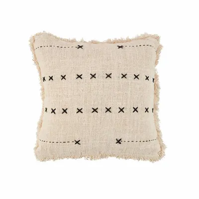 Coussins - Housse De Coussin French Kiss - Naturel Noir - BAZAR BIZAR LIVING