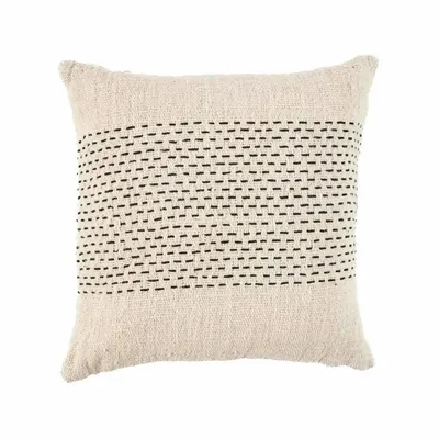 Cushions - The Misty Cushion Cover - Natural Black - BAZAR BIZAR LIVING