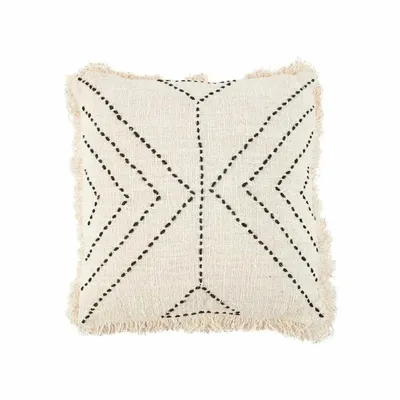 Coussins - Housse De Coussin Tribal - Naturel Noir - BAZAR BIZAR LIVING