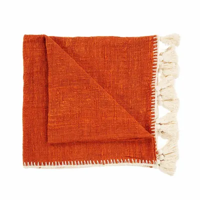 Plaids - Le Jeté de Lit Stitch - Terracotta - BAZAR BIZAR LIVING