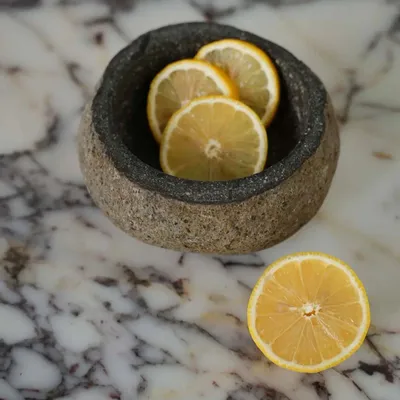 Bowls - The River Stone Bowl - Black - M - BAZAR BIZAR LIVING